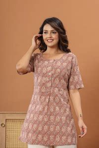 METRONAUT Casual Printed Women Brown Top - Buy METRONAUT Casual Printed ...