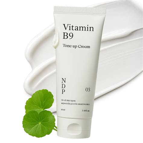 NATURALDERMAPROJECT NDP Vitamin B9 Tone-up Cream, Silicone Free Face ...