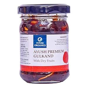 Future Organics Gulkand Premium with Dry Fruits - Pack of 2 (125 g Each ...