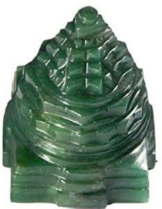 hoseki Green Aventurine Stone Green Jade Shree Yantra Sri Chakra ...