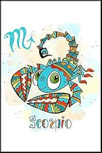 scorpion signe astro mignon enfant Poster Without Frame (Paper ...