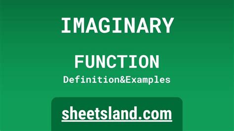 Image result for Imaginary Formula