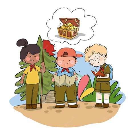 treasure hunts - Clip Art Library