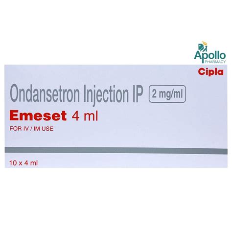 Emeset Injection 10X4 ml Price, Uses, Side Effects, Composition ...