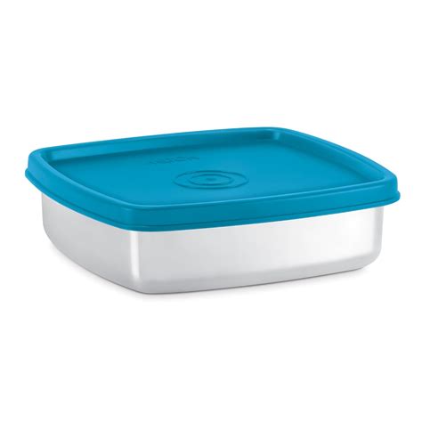 Buy MILTON Steel Pro Rectangular 600 Stainless Steel Container, 560 ml ...