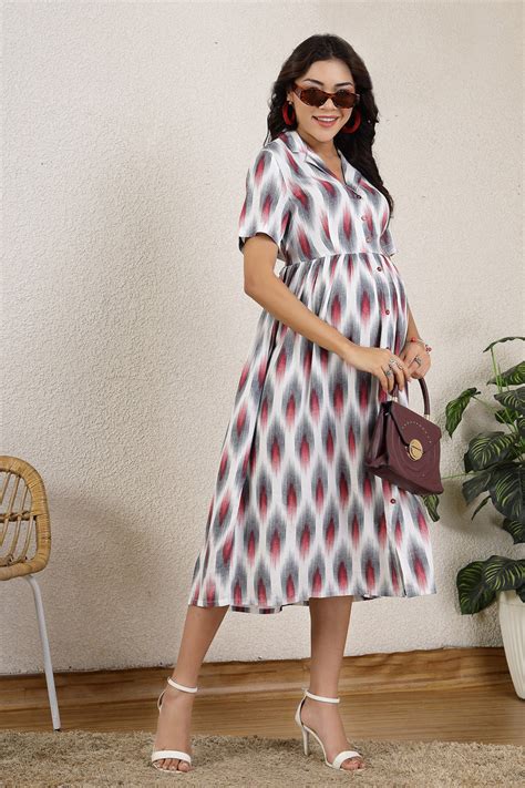 Zipless Feeding Dress | Zipless Maternity Wear and Gowns – House Of Zelena™