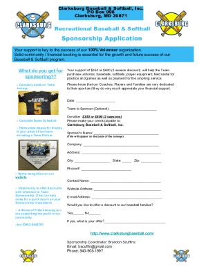 Fillable Online Microsoft PowerPoint - Master Sponsorship Form (1) Fax ...