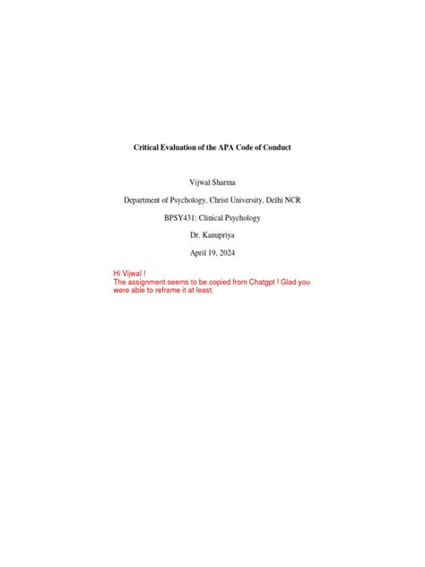 Image result for APA Code of Conduct Principles