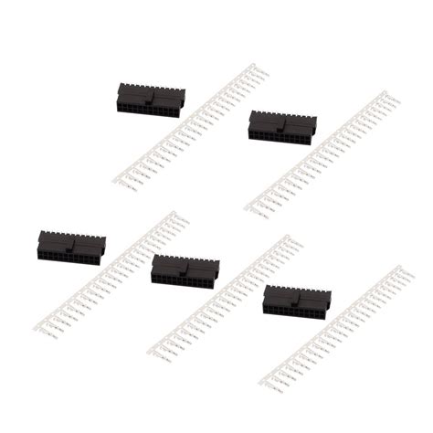 STORE99® 5 Sets Dual Row 3.0mm 24P Male Housing Crimp Terminal ...