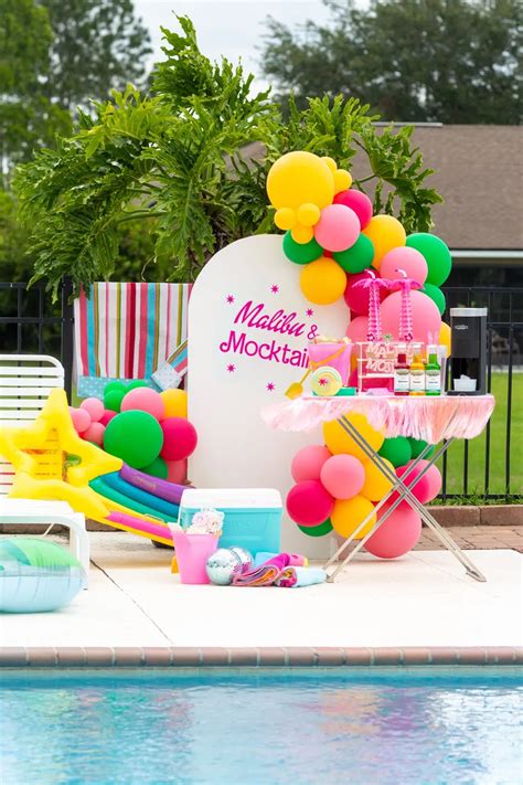 Make a Splash with a Malibu Pool Party this Summer | Cutefetti