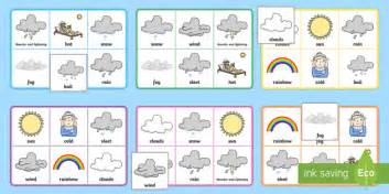 Editable Weather Bingo Game | Teaching Resource | Twinkl