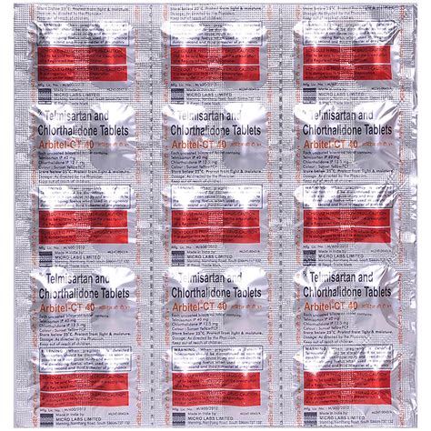 Arbitel CT 40 Tablet 10's Price, Uses, Side Effects, Composition ...