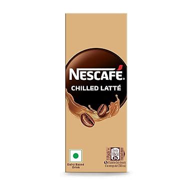 Nescafe Ready To Drink Coffee Flavoured Milk, Iced Latte, 180 ml Tetra ...