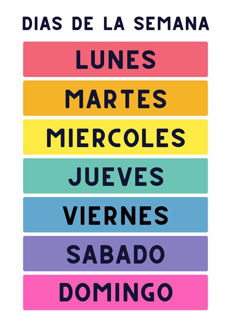 DIAS DE LA SEMANA | Escritura creativa para niños, Rutina de preescolar ...