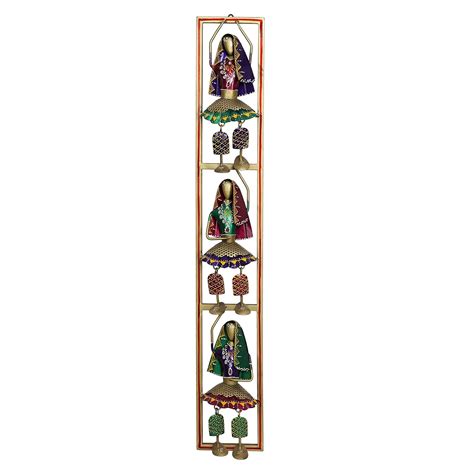 Jaipuria's Metal Musician Doll Decorative Wall Frame Vertically Doll ...