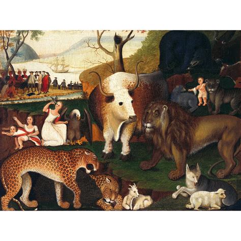 Edward Hicks Peaceable Kingdom Painting Extra Large Art Print Wall ...