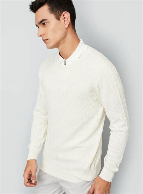 Buy Men Chevron Knit Sweater Online at just Rs. 1299.0 - 1000014340256 ...