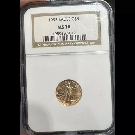 1995 $5 American Gold Eagle 1/10 oz NGC MS-70 - IDC COIN & BULLION
