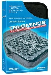 Pressman Triominos Attache Travel Pack Strategy & War Board Game ...