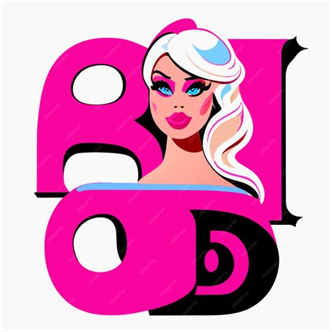 Premium Vector | Contains barbies letter b and barbie vector style ...