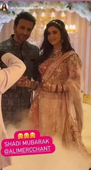 Ali Merchant-Andleeb Zaidi Wedding Reception: Bigg Boss Fame Archana ...