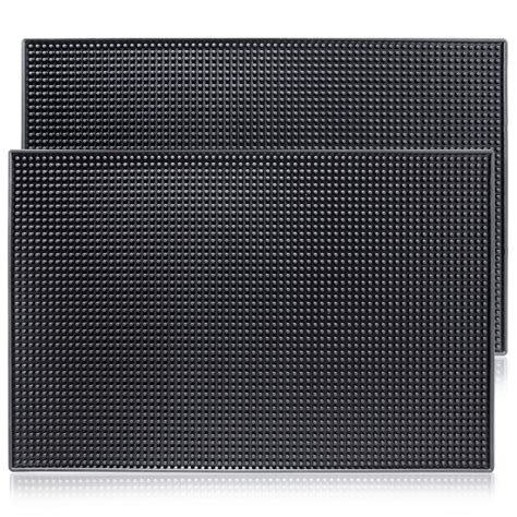 Buy Rubber Bar Mat by ProTensils, 18" x 12", Black Bar Mats, Bar ...
