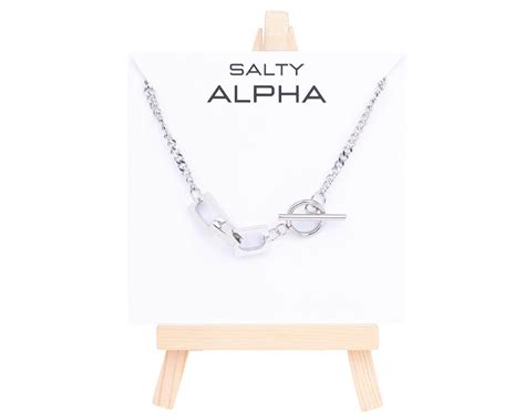 Buy Salty Alpha Chronocraft Neck Chain for Men & Boys | Stainless Steel ...