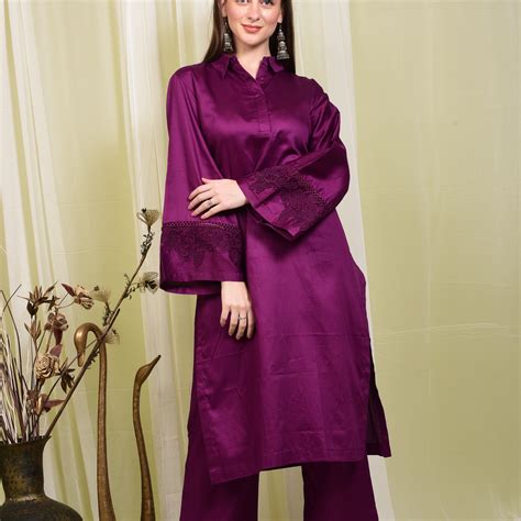 Purple Co-ord Set – Laalzari