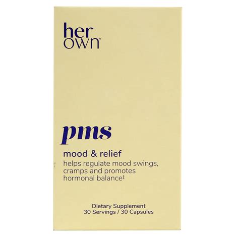 Buy Her Own PMS Capsules, Fights PMS Symptoms, Supports Positive Mood ...