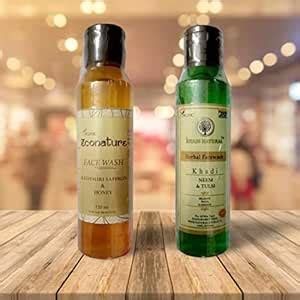 KHADI ORGANIC 100% NATURAL AYURVEDIC HERBAL KASMIRI SAFFRON FACEWASH ...