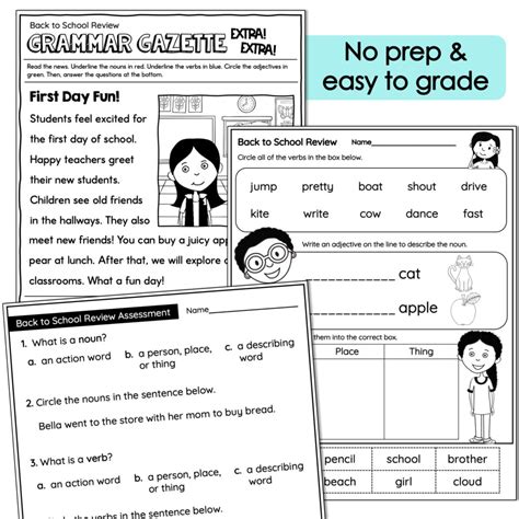 Free second grade grammar worksheet, Download Free second grade grammar ...