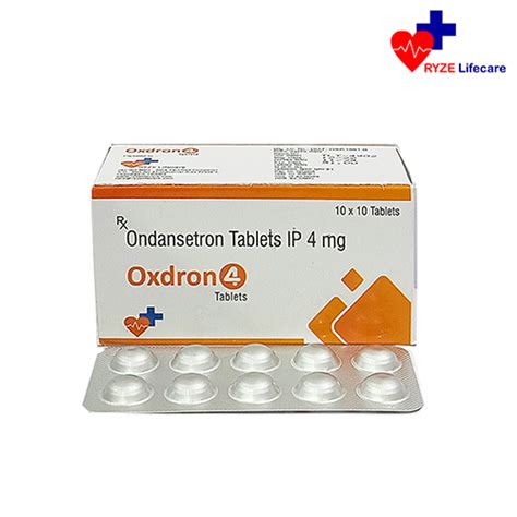 Oxdron 4 - Ondansetron Tablets IP 4 mg - Ryze Lifecare