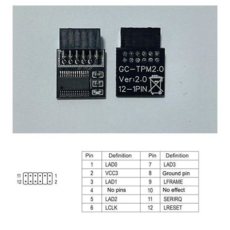 Buy GIGABYTE GC-TPM2.0_S 2.0 TPM Module (12 Pin 12-1) LPC TPM 2.0 ...