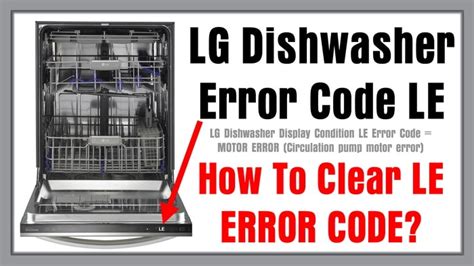Image result for LG LE Error Code Fix