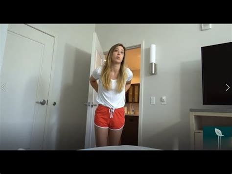 Skinny stepsister Addison Vodka teases her shaved pussy with toothbrush then rides stepbro's big dic