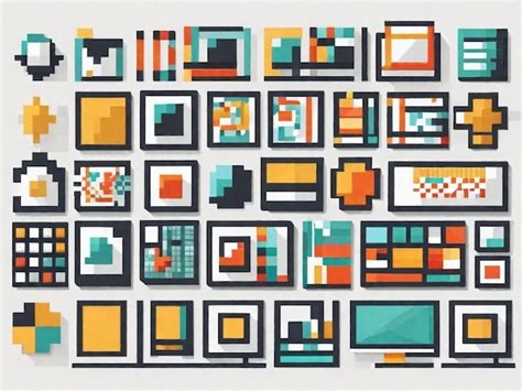 Pixel art and design concepts | Premium AI-generated image