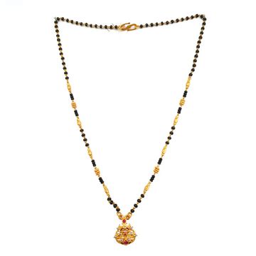 Buy quality One gram gold forming fancy mangalsutra mga - mse0120 in Amreli