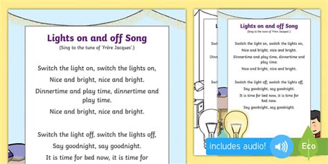 Lights on and off Song