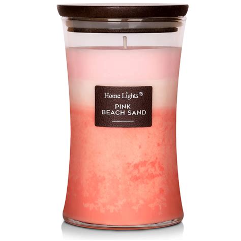 Pink Beach Sand, Home Lights 3-Layer Highly Scented Candles