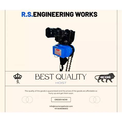Chain Hoist Navi Mumbai - R.S Engineering Works