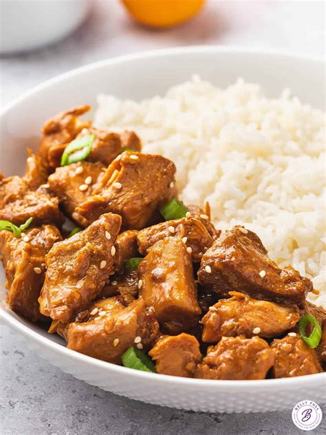 Slow Cooker Orange Chicken - Belly Full