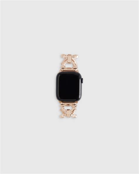 Quince Stainless Steel Chain Link Apple Watch Band In Rose Gold | ModeSens