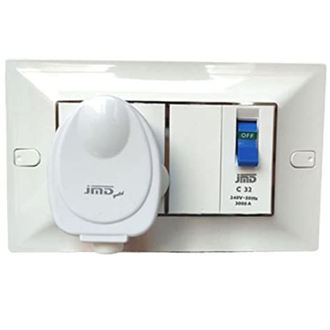 Buy JMD GOLD Polycarbonate Modular AC Box with 32 A Single Pole MCB ...