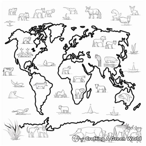 Colored World Map Printable 的图像结果