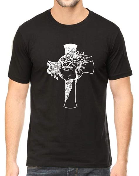 Jesus Cross Men's Christian T-Shirt – Living Words