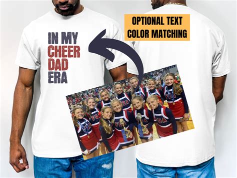 Cheer Dad Shirt in My Cheer Dad Era Custom Cheer Dad Shirt - Etsy