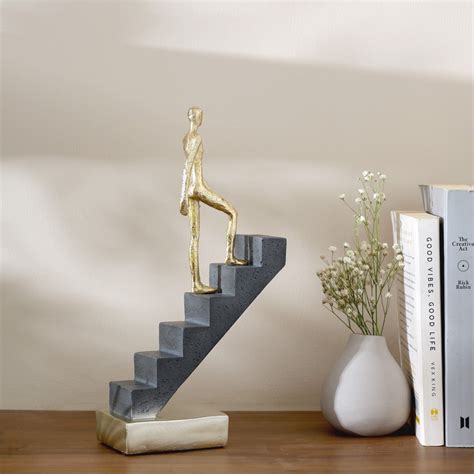 Enhabit Climber on Steps Sculpture Medium