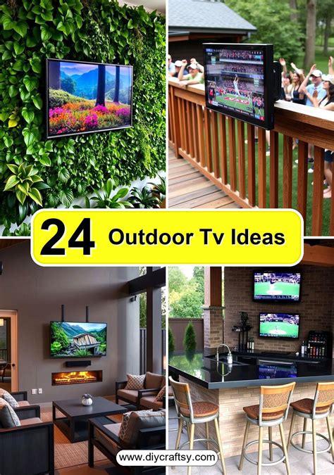 24 Outdoor TV Ideas to Upgrade Your Backyard Entertainment