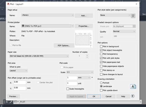Image result for AutoCAD Export Drawing to PDF Scale
