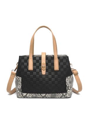 Buy Diana Korr Caven Classic Black Handbag for Women Online